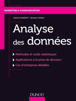 cover image of Analyse des données